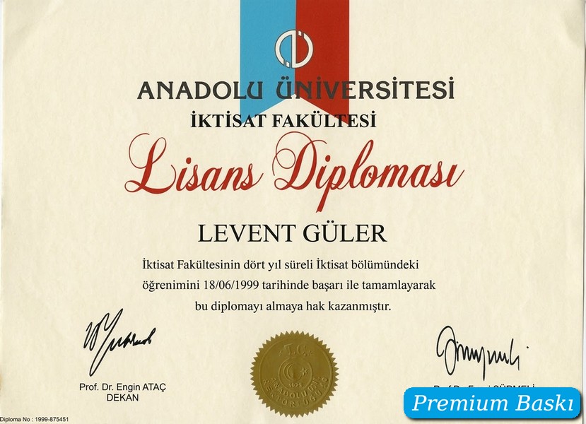 Diploma örneği 6